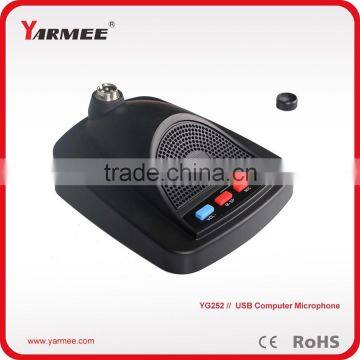 USB Desktop Studio Speech Mic Microphone W/Stand for PC Mac Laptop From Yarmee