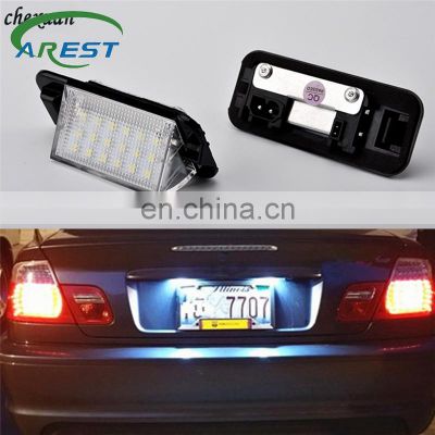 Carest 2Pcs 12v ABS 6000k Led License Plate Lights Car Plate Lamp For BMW 3 Series  E36 318i 318is 318ti 320i 323i 325i 325is