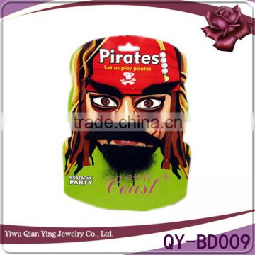 Black fashion cosmetic viking beard