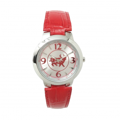 Stainless Steel Water Resistance Watches Genuine Leather Quartz Lady Watch photo-4
