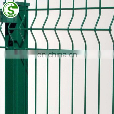 Nylofor 3D fence Steel pvc curve wire mesh V type fence