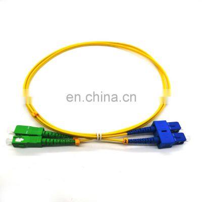 SC UPC SC APC Duplex Single mode G657A or customized Fiber Optic Patch cord Fiber Jumper