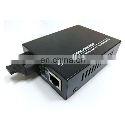 10/100M/1000M gepon olt fiber optical gig ethernet media converter with external power