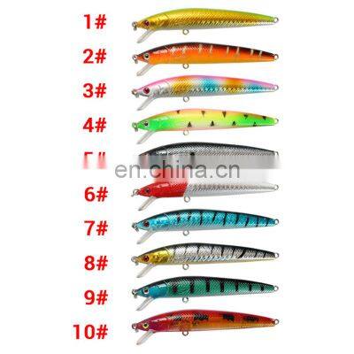 10 Colorful 95mm 7.1g Hard Bait Minnow Fishing Lures Tackle 3D Fish Eyes Cheapest Fishing Lure photo-2