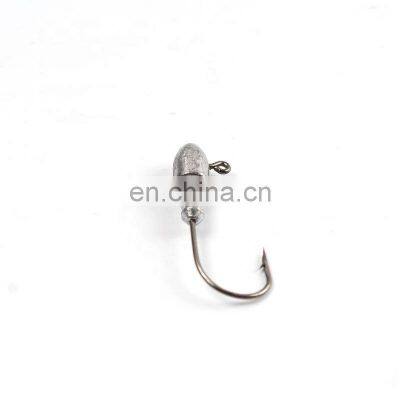Commercial Metal Lead 3D Treble Fishing Jig Head Hook photo-3