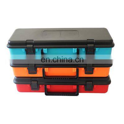 Multi-functional plastic fishing tackle box  Plastic Rock Ocean Beach Customized  Style Storage box with handle