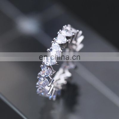 Fashion Custom Design Popular,  New fashion 925 sterling silver bling bling baguette classic diamond ring for women/