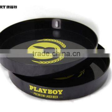 2015 best high wholesale made in China plastic serving tray round