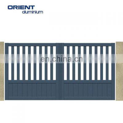 Particularly maintenance-friendly aluminum gate not corrode