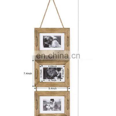 Factory Vintage Wood Pcture Frame Photo Frame Wood 3 Pcs/Set photo-4