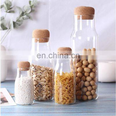 Oil Kitchen Accessories Portable Sauce Transparent Food Container Glass Milk Storage Bottle