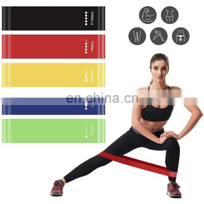 eco friendly popular Gym Elastic Multifunctional customized color top quality Adjustable Fitness Band for sports