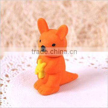 XDDA12 Vivid 3D animal kangaroo shaped eraser