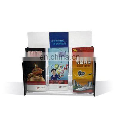 round bending display stands a4 brochure clear custom acrylic promotional brochure holder