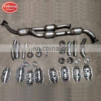 High quality  exhaust catalytic converter for Toyota Land Cruiser 5.7  - exhaust bend pipes flanges cones