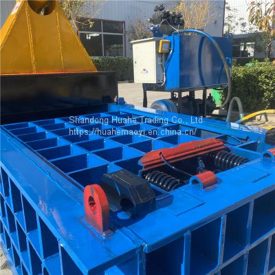 Thin iron barrel metal hydraulic briquetting machine bicycle frame automobile shell compression molding machine