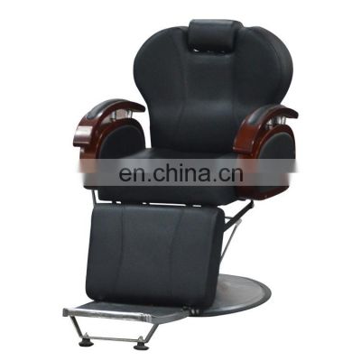 Hot Selling Gold Leather Modern Lifting Hairdressing Beauty Salon Furniture Styling Barber Chair