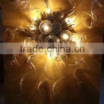 Wall Decoration Stunning Clear Glass Art Lamp