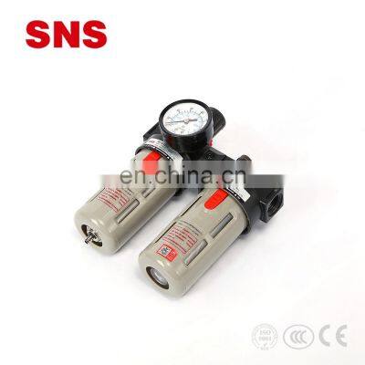 SNS Pneumatic AFC/BFC Series F.R.L Combination Air Source Treatment Unit Filter Regulator Lubricator photo-3