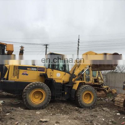 Komatsu  used WA320 wheel loader for sale in China