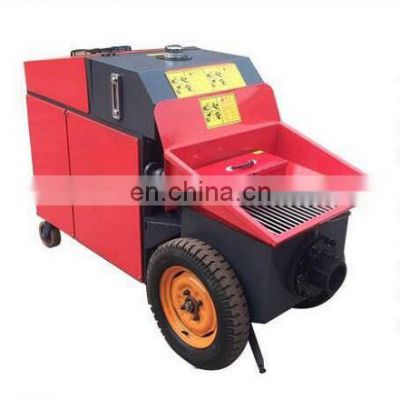 Hengwang HW15 Trailer Mounted Diesel-electrical mini portable concrete mixer hydraulic pump