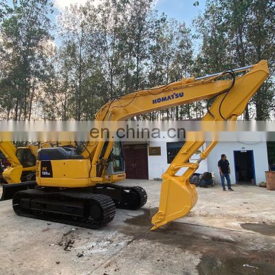 Nice condition pc128 used excavator , Komatsu backhoe with dozer , Japan komatsu excavator