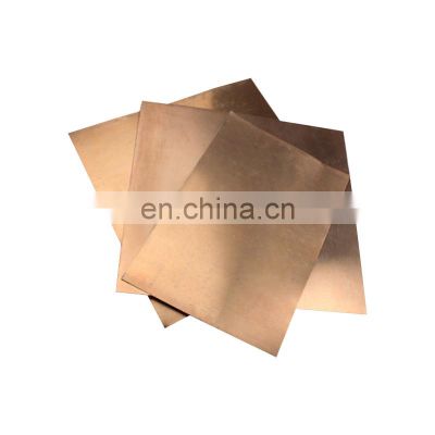 ASTM AISI 1.5mm 1.8mm C11000 C10200 Gold Color antique copper sheet plate supplier price