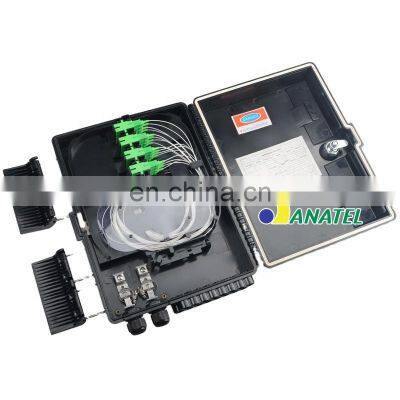 16 core NAP ODP FTB FTTH PC Alloy Fiber Acess Termination Box no Pigtails And Splitter Outdoor waterproof Anatel