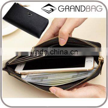 High Quality Fashion Famous Brand Custom Genuine Leather Woman Small Wallet for woman