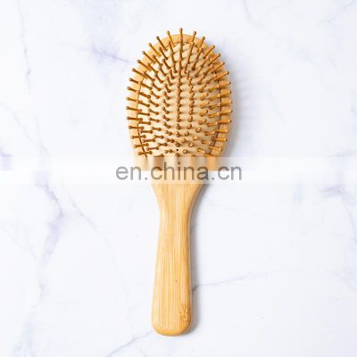 2021 best selling bamboo massage comb custom LOGO wooden airbag comb