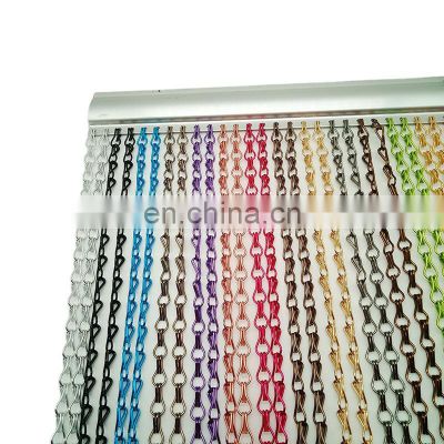 Chain Fly Screen Anodized Colorful Curtain Aluminum Chain Link