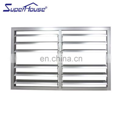 Superhouse China Exterior Decorative Louvers Window Roller Shutters Motorized Fire Shutter For Sales Aluminium Louvre Price