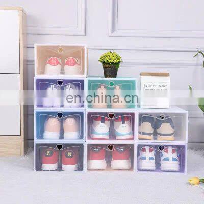 Eco Friendly Custom 1 Garid Transparent Recycled Paper Shoe Storage Box Drawer