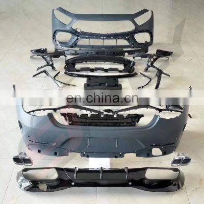 Factory Price Body Kits For Benz CLS  W257 C257 Upgrade AMG-GT63S Front Rear Car Bumpers Grille Rear Diffuser With Exhaust Pipe