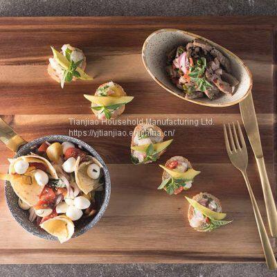 Acacia Wood Large Reversible Cutting Board with Juice Groove Chopping Block Cheese Boards Charcuterie Board