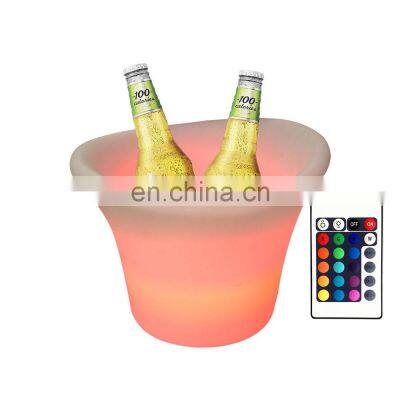 secchiello ghiaccio led Cocktail Beer Holder LED Ice Bucket Remote Control Ice Bucket & Chiller