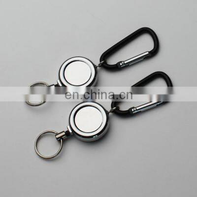 Metal Badge Reel ID Badge Holder With Carabiner photo-2