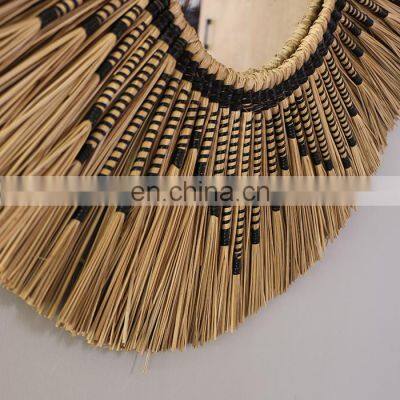 Best Price In Bulk Seagrass Mirror Decorative Wall Mirror Hot Selling Decor Art Decor Manufacturer Vietnam Supplier photo-4
