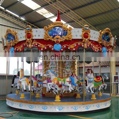 Cheap Children Fairground Ride Indoor Merry go Round for Sale photo-2
