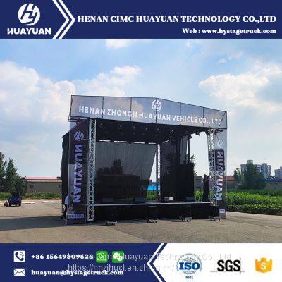 HUAYUAN ST315 Hydraulic Portable Events Stage Trailer photo-5