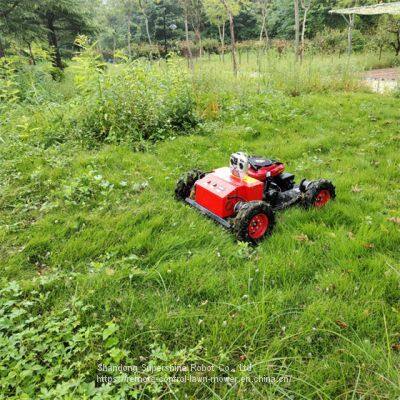 mower rc, China remote control brush mower price, remote control tracked mower for sale