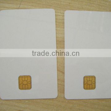 Blank Contact IC card - SLE5542/FM4442/SLE5528/SLE4428/AT24C contact IC smart card - for hotel lock, library, school, etc