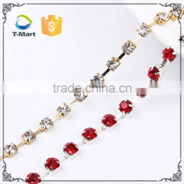 imports from china to pakistan cupchain crystal 4mm rhinestone cup chain