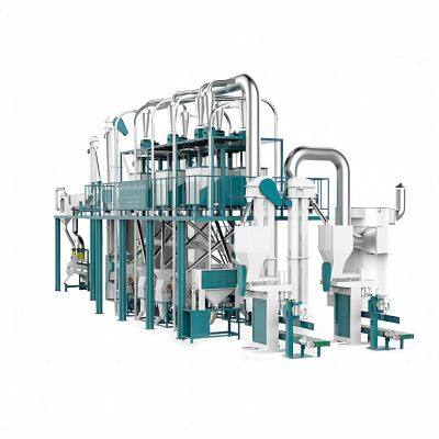 30tpd Maize Wheat Flour Mill Corn Flour Milling Machine Posho Milling Machinery photo-4