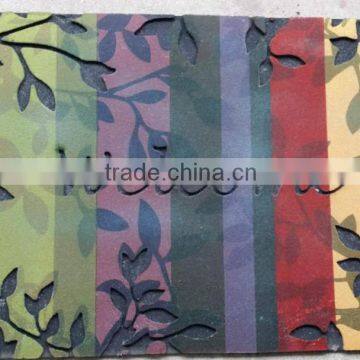 flocked rubber door floor mat