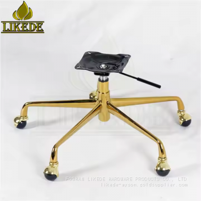 Aluminum and Brass Swivel Base Spare Parts for Dental Office Farmhouse or Apartment Sofa and Chair Furniture Legs photo-2