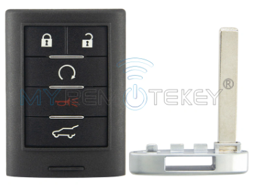 FCC NBG009768T Smart Key 5 Button 315mhz 433mhz 46 Chip for Cadillac SRX ATS 2010-2015 PN 22865375 20984227 13502537 photo-4