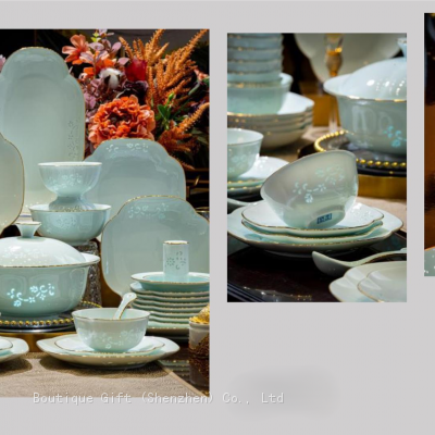 Jingdezhen High-temperature Exquisite Porcelain Tableware Set From Boutique Gift photo-2