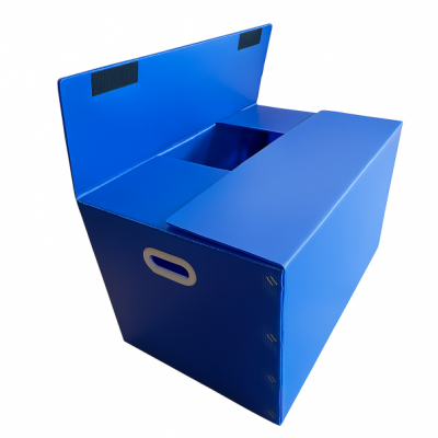 China Manufacturer Factory Direct Plastic Corrugated Box for Packing pp Hollow Sheet Plastic Turnover Box
