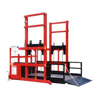 Electric Container Mobile Cargo Handling Deck Truck Platform Loading Unloading Platform